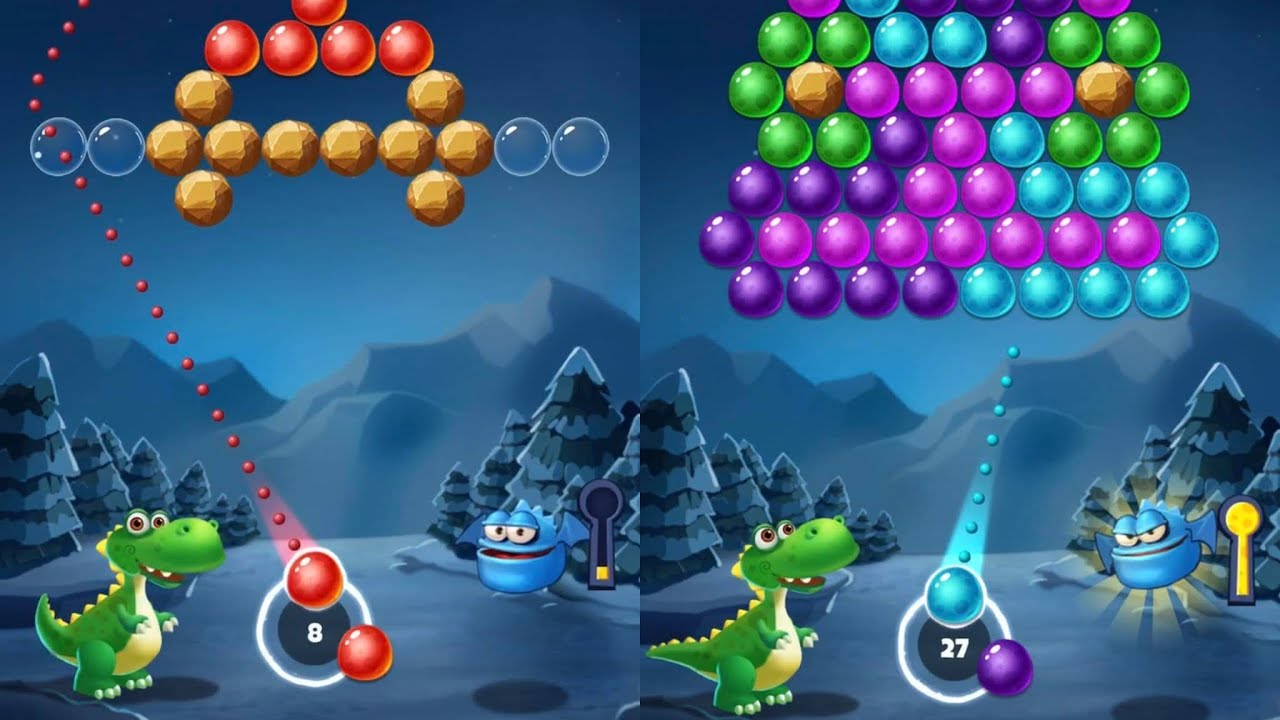 Bubble Shooter Dragon Pop Level 16 - Level 24 | Puzzle Game