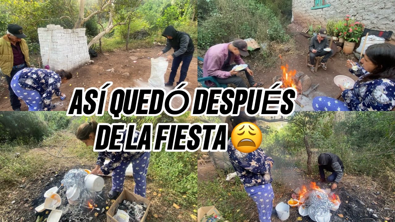 LIMPIANDO DESPUÉS DE LA FIESTA,Y SEGUIMOS CON EL RECALENTADO😋🍰