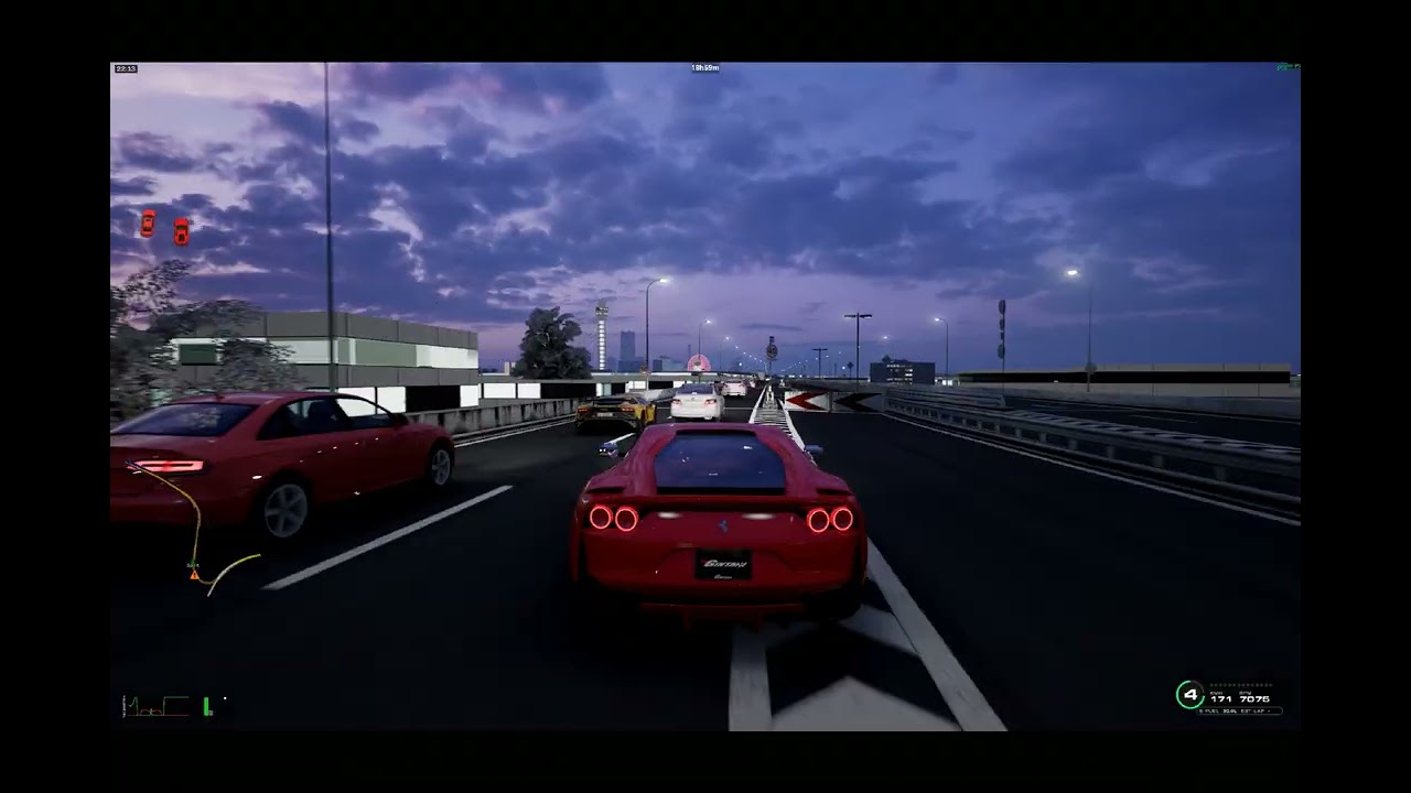 AC Drive 2K 60 FPS - Lamborghini Aventador SV full exhaust & Ferrari 812 Superfast Gintani