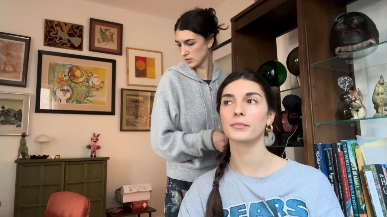 ASMR With my Sister | Doing her Hair 🌀🎀