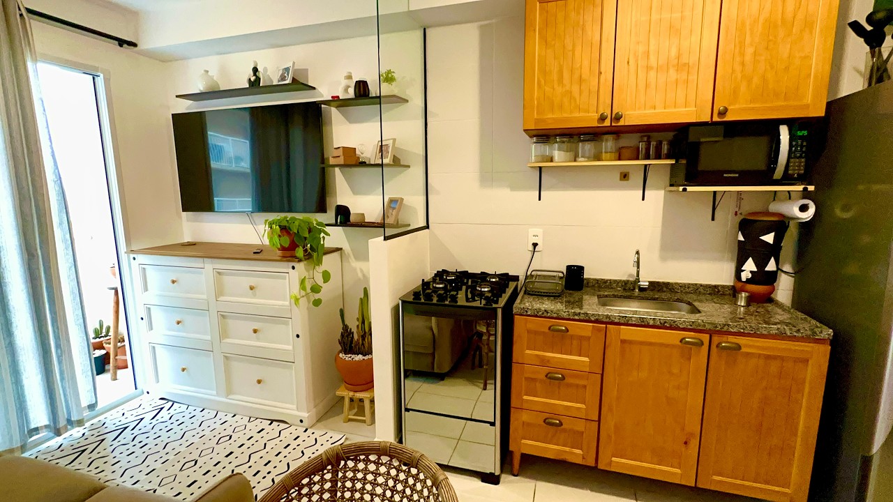 APARTAMENTO REAL - 28 metros com Sacada Estendida @PlanoePlano