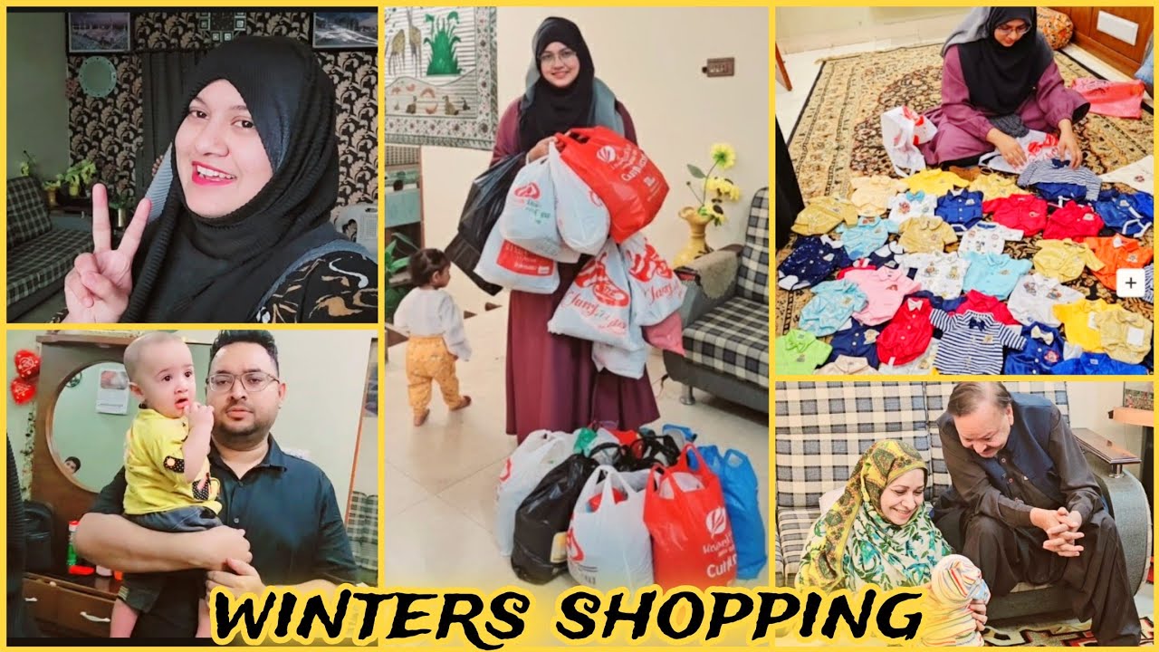 Ibrahim Winters Shopping Done. Boht Ziada Excited Hogyee. Subha Uth k Maikay jana Para. Amber Naz💖