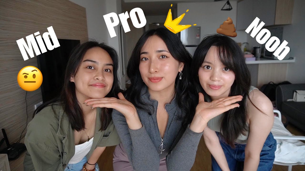 AMATEUR💩 vs INTERMEDIATE😔 vs PRO🔥 ASMR w/ Friends