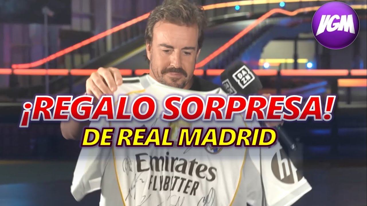 &iexcl;REAL MADRID Sorprende a FERNANDO ALONSO con este Regalo!