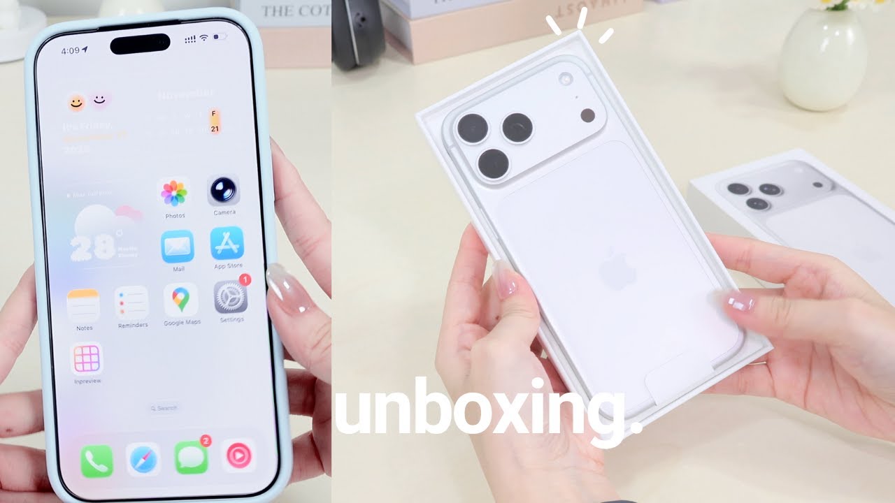iPhone 17 Pro Max (Silver) Unboxing + Birthday Vlog