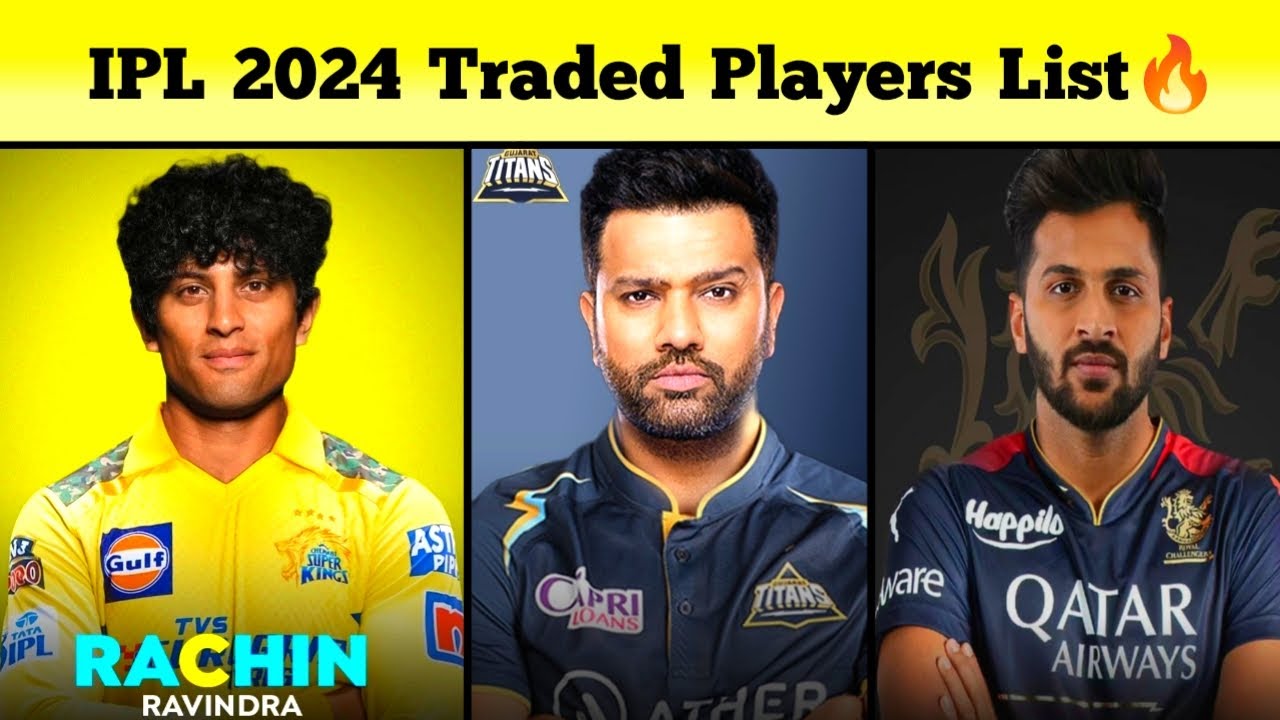 IPL 2024 - All Teams Released, Traded Players List Tamil | Rachin ravindra in CSK🔥, ROHIT in GT?