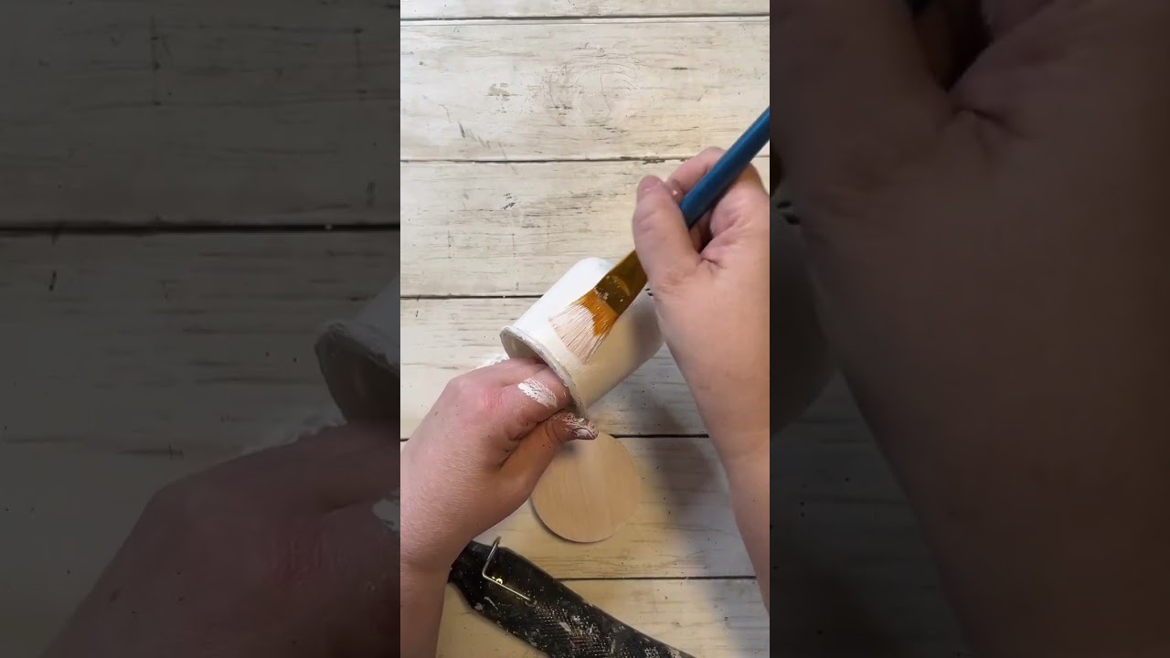 Yogurt Jar Upcycle #paintinlay #iod #create #inspire #dowhatyoulove #easydiy #crafting