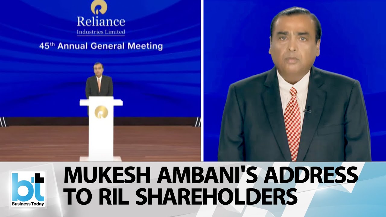 RIL CMD Mukesh Ambani's Key Announcements At 45th AGM