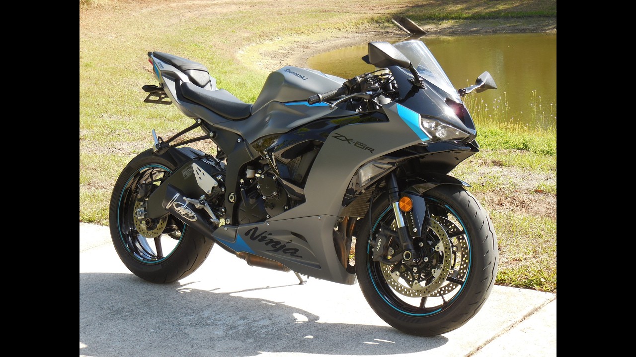 2025 KAWASAKI ZX6R 636 ONLY 6K MILES BEAUTIFUL BIKE CUSTOM EXHAUST NEVER A DEALER FEE HERE!!