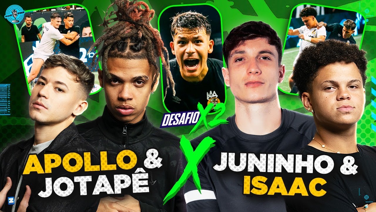 JUNINHO MANELLA & ISAAC vs APOLLO & JOTAP&Ecirc; | MELHORES MOMENTOS