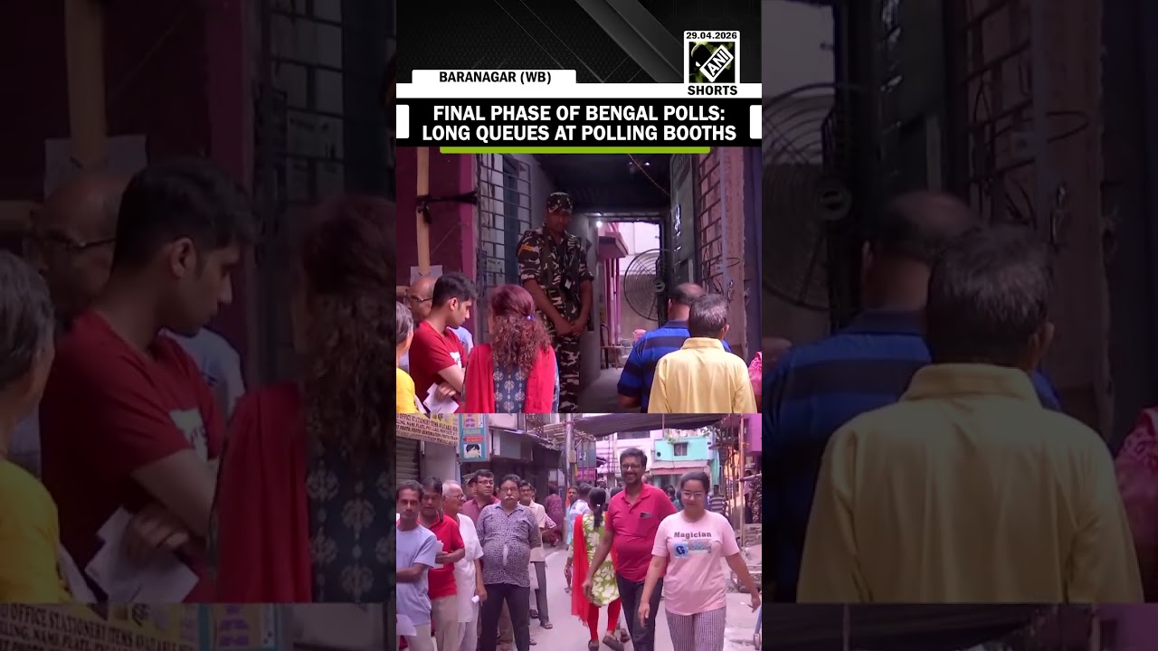 West Bengal Elections 2026: People stand in long queues at the polling booths
