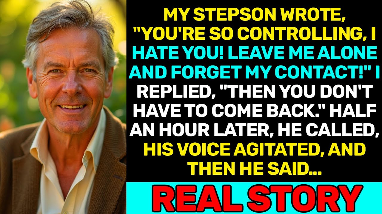 My Stepson Texted “I Hate You—Leave Me Alone.” I Agreed. 30 Minutes Later, He Called Panicking…