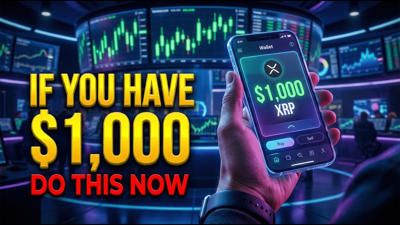 If You Have $1,000 for XRP, Do This IMMEDIATELY (2026 Plan)