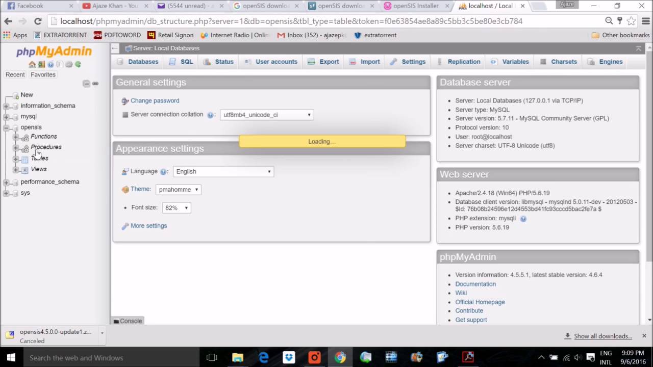 OpenSIS School Software Explanation and Step By Step Installation IN HINDI
