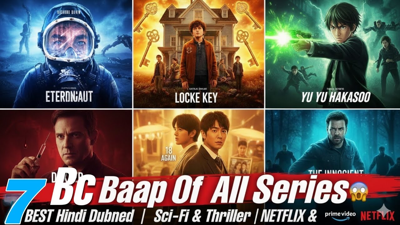 Best Sci-Fi & Thriller Web Series in Hindi Dubbed | Netflix & Prime | Cine Dose 