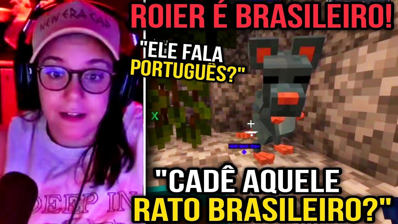 MALENA ACHANDO QUE O ROIER É BRASILEIRO - LA EMINÊCIA DEL PORTUGUÊS - LEGENDADO | QSMP