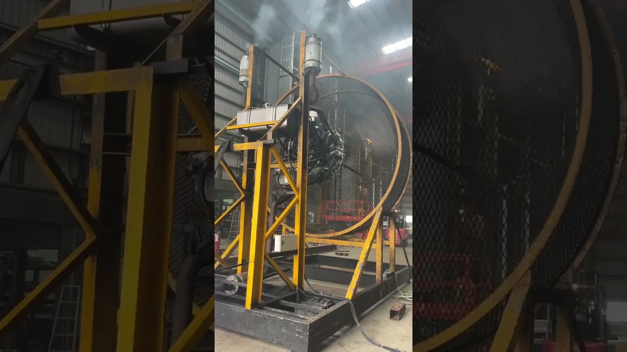 Wright R1820 engine start