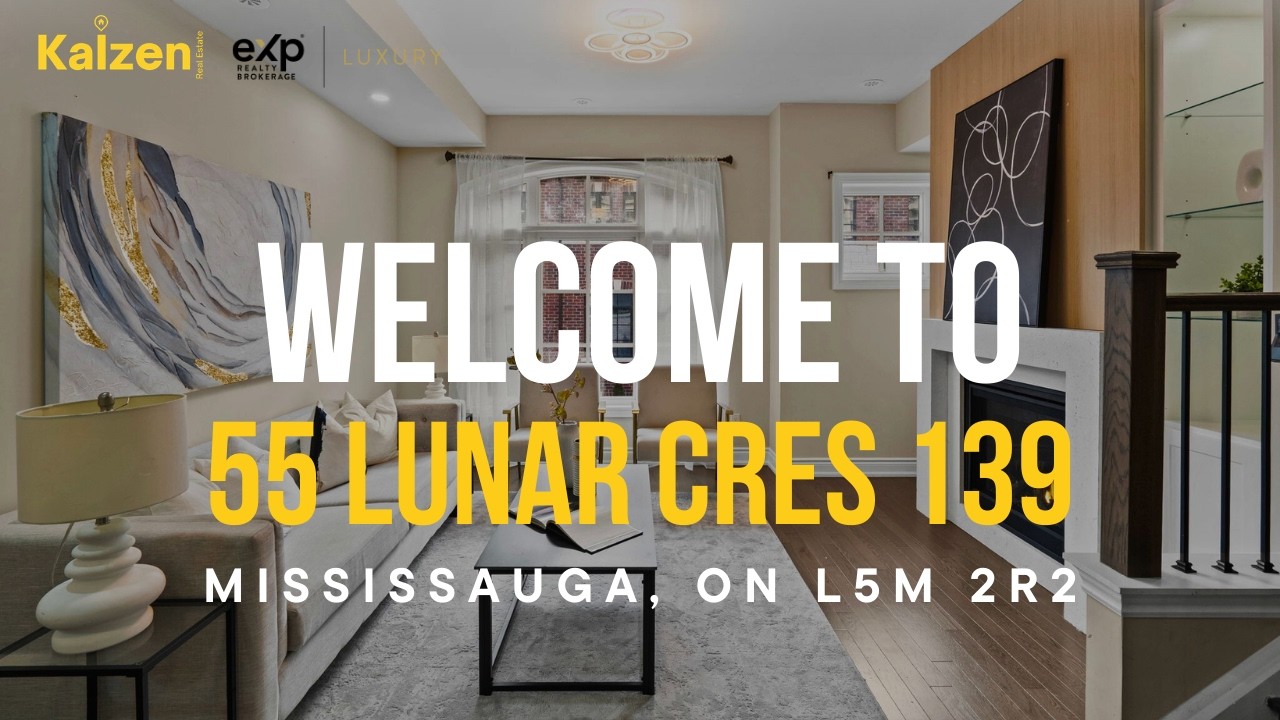 55 Lunar Cres Mississauga ON | Brand New 3 Bed Condo Townhouse in Streetsville | $699,999
