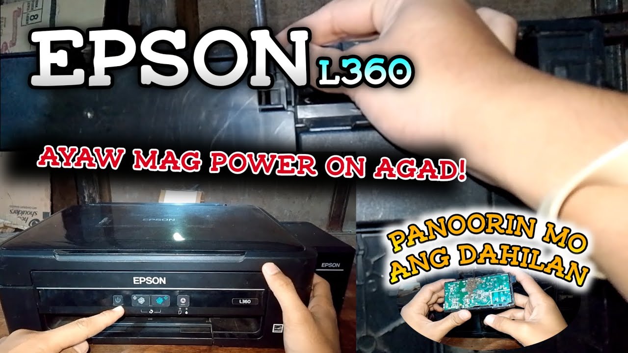 AYAW MAG POWER ON AGAD | EPSON L360 PRINTER