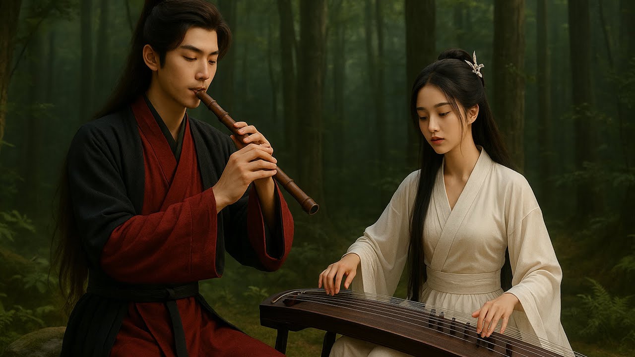 ให้เสียงขลุ่ยอยู่เป็นเพื่อนคุณ#erhu #mindfullistening #cafemusic