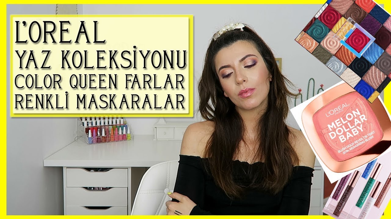 L'oreal Color Queen Tekli Farlar & Renkli Maskaralar (HEDİYELİ)