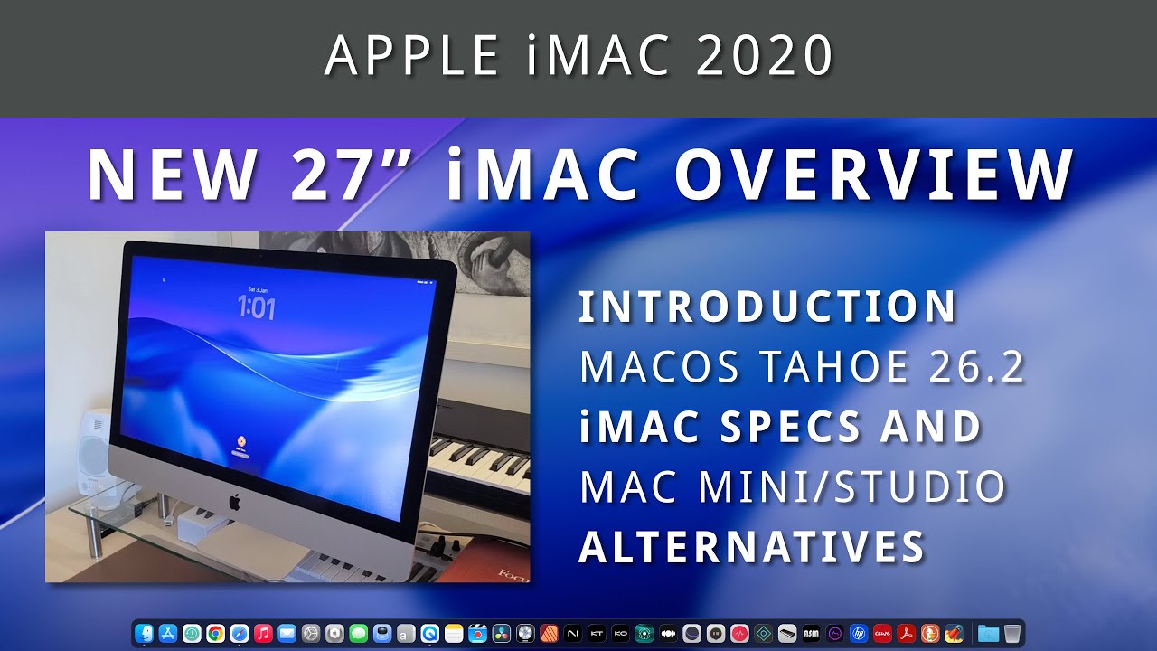 Apple iMac 27" 2020 — Обзор моего нового Mac, Tahoe 26, характеристики и альтернативы Mac Mini/St...