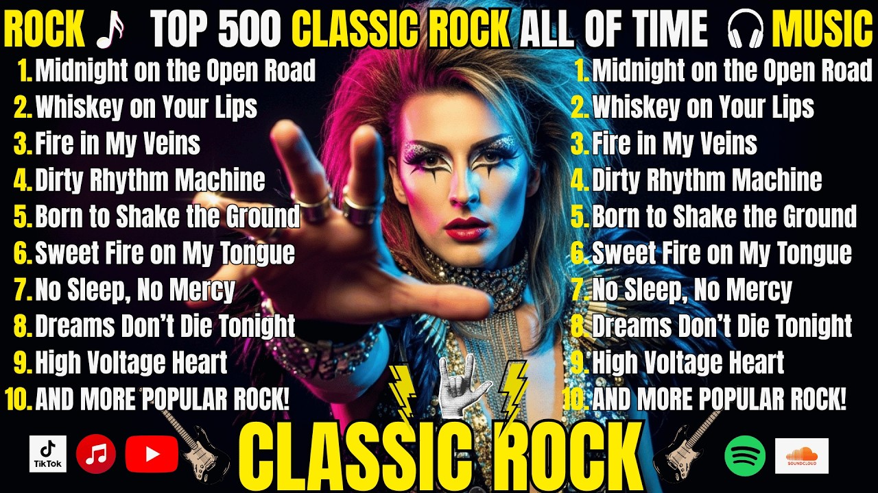 🤘 500 Iconic Classic Rock Hits | 70s&ndash;90s | Vol. 1