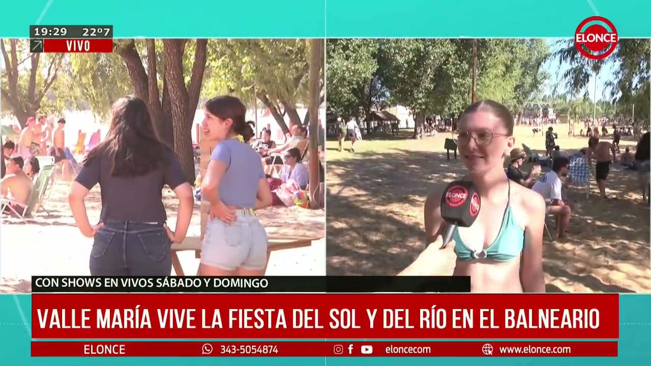 Valle Mar&iacute;a vive la Fiesta del Sol y del R&iacute;o en el balneario