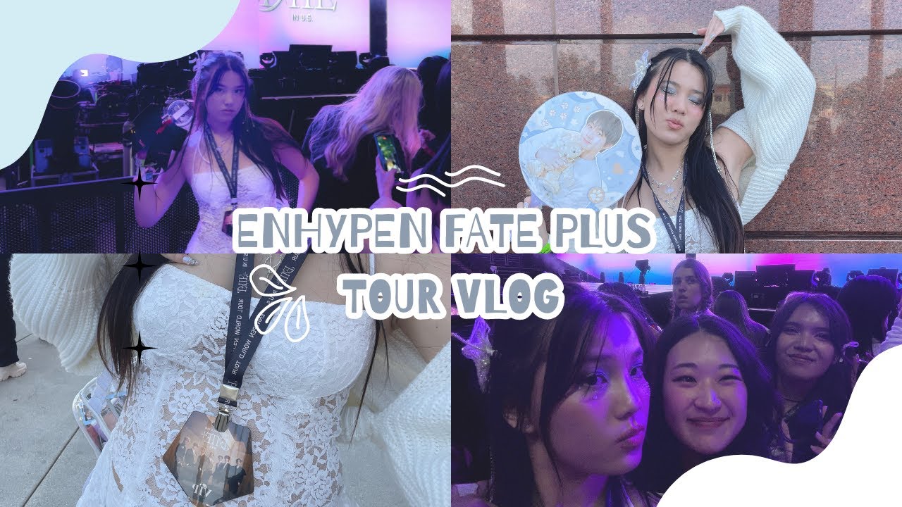 ENHYPEN FATE PLUS TOUR VLOG VIP 1 EXPERIENCE I SOUNDCHECK, SEND OFF, GRWM, ENGENE VLOG