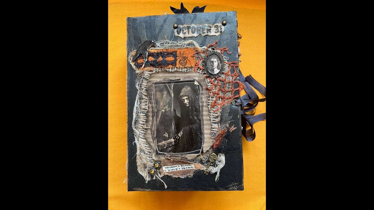 Junk Journal, Halloween themed, creepy