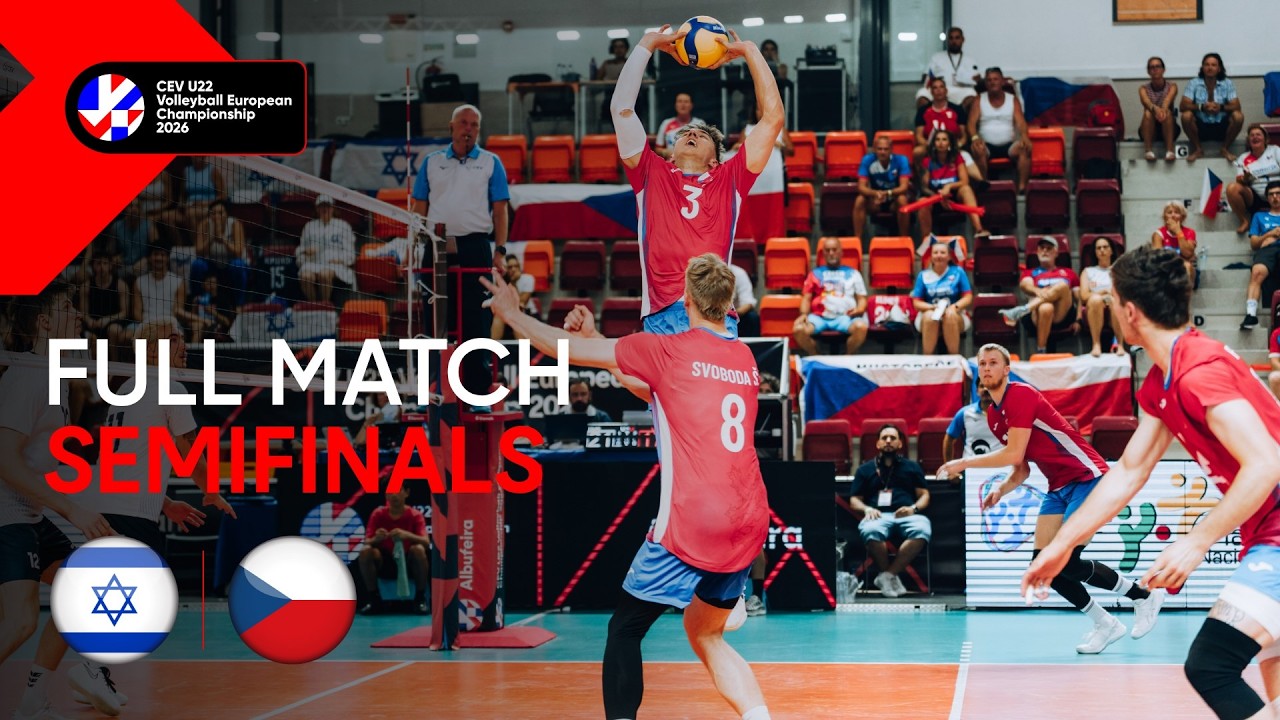 Full Match | Israel vs. Czechia | CEV U22 Volleyball European Championship 2026 | Men