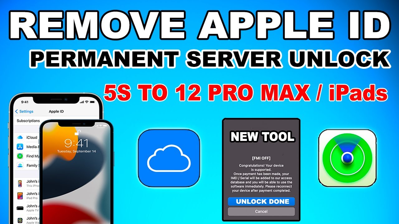 🔥 iCloud Unlock iPhone Permanently/Remove Apple ID iPhone 5S-12 Pro Max |Checkm8 Windows/Mac FMI OFF