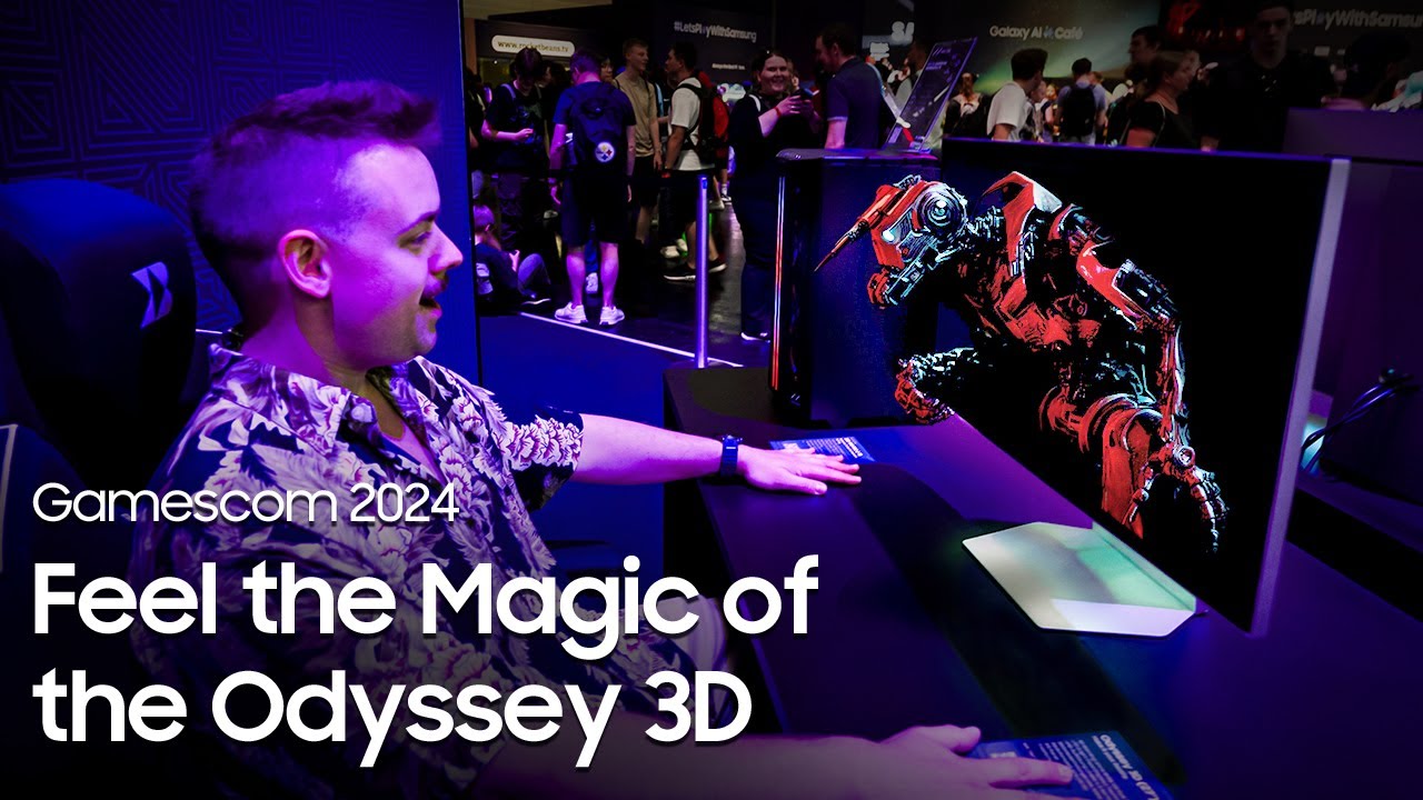 Gamescom 2024: Feel the Magic of the Odyssey 3D | Samsung Belgium