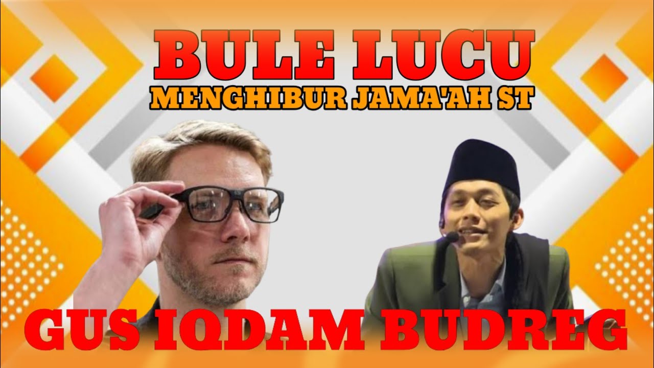 Gus iqdam kedatangan bule lucu bikin Gus iqdam dan jama'ah terhibur