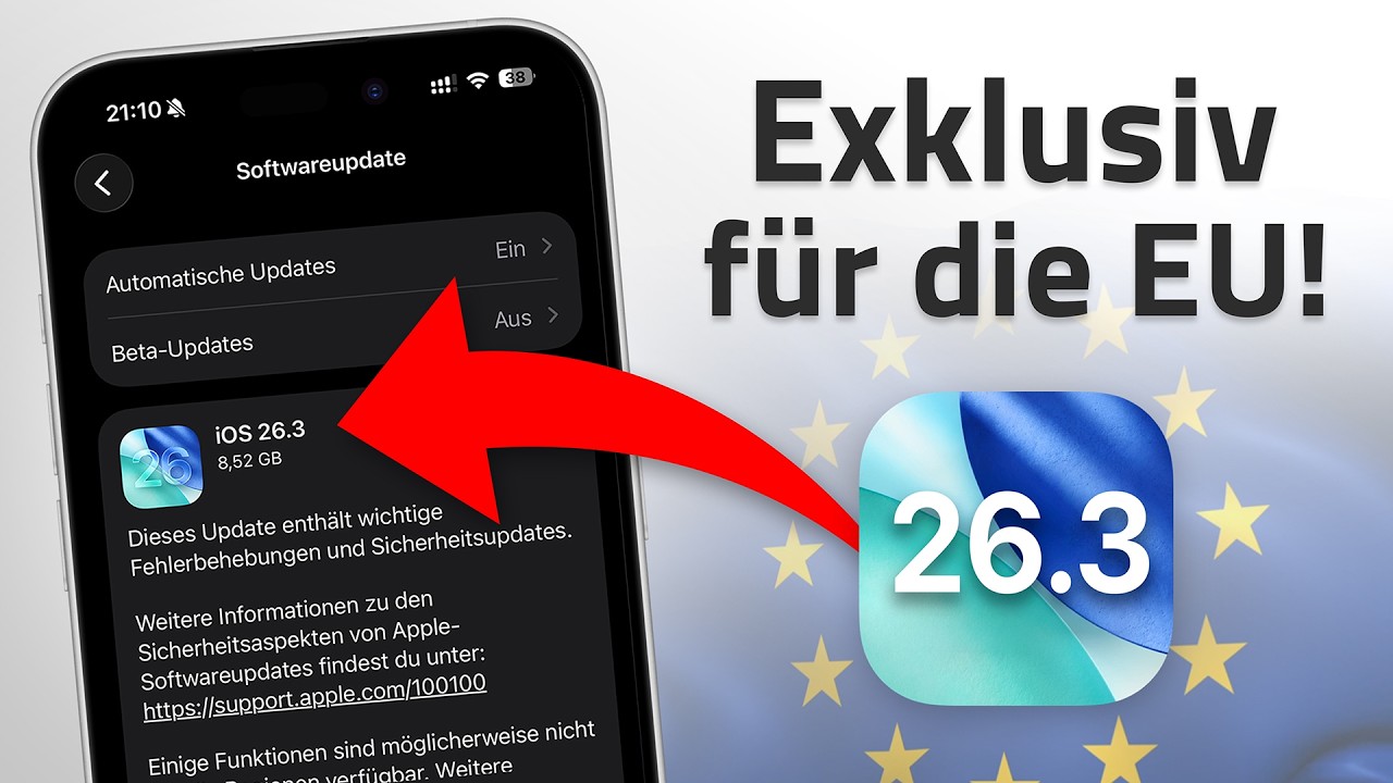 iOS 26.3 ist da: Exklusiv-Update f&uuml;r die EU?