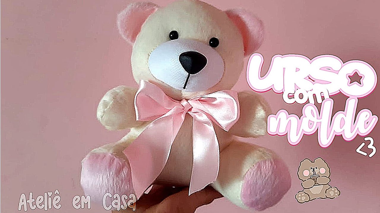 URSO DE PELÚCIA FÁCIL  Passo a Passo.   #façaevenda #teddybear #tutorial #easy