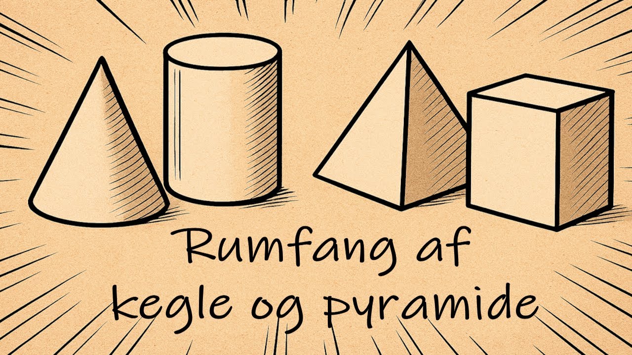 Rumfang af kegle og pyramide