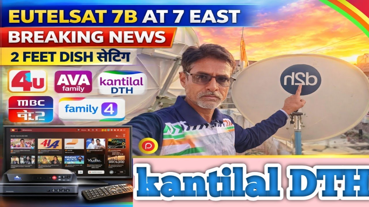 Eutelsat 7 East Satelite New Channel Update Today !