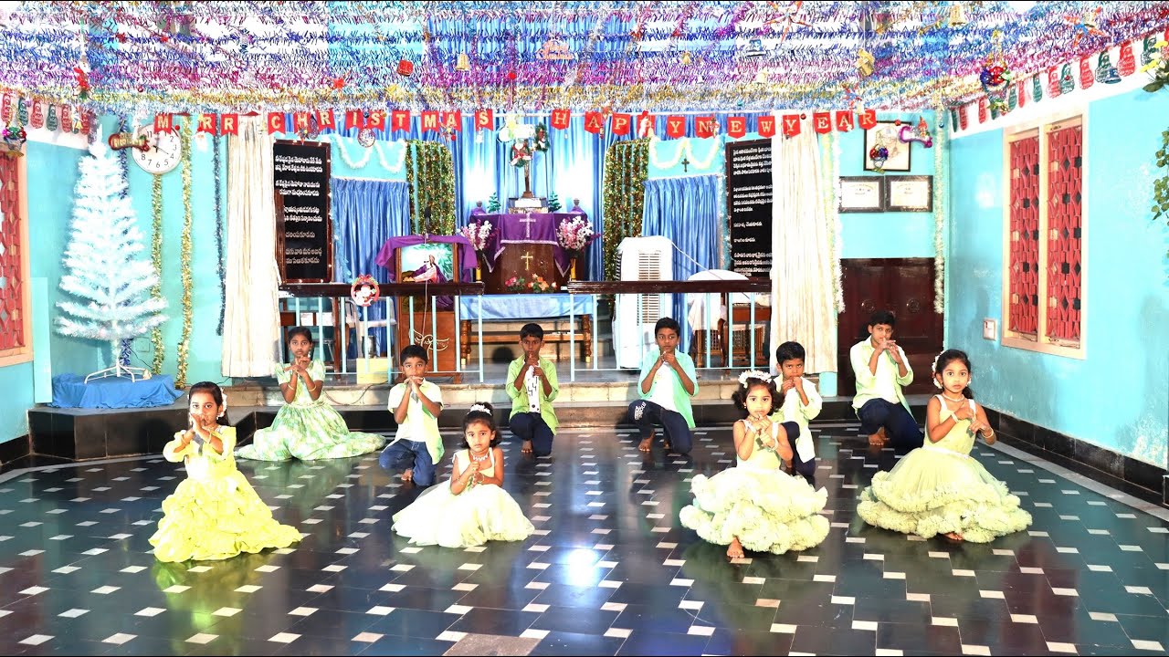 CHITTI POTTI PAAPANU NENU || Children's Dance - 2023 || Gethsemane Prayer Fellowship church || Vij