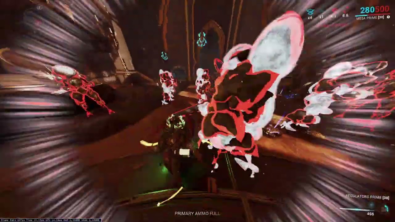 Melee Careen testing on several Warframes