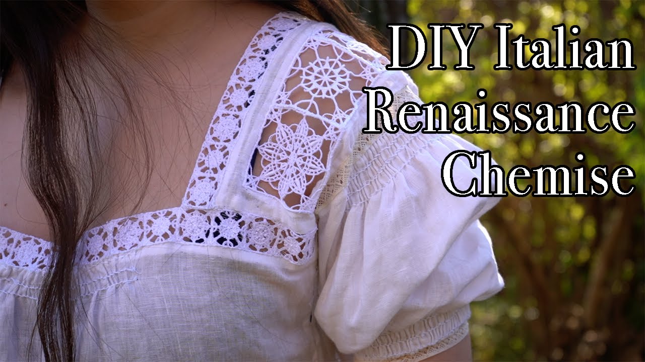 Sewing a Renaissance Smock | Making a Chemise with Fake Reticella Technique for my Sakizo Cosplay
