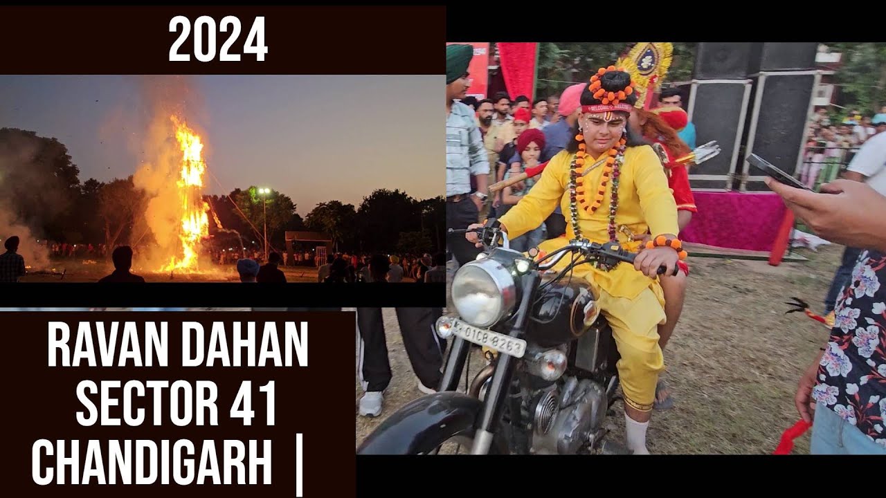 Ravan Dahan Sector 41 Chandigarh | Dussehra |Chandigarh
