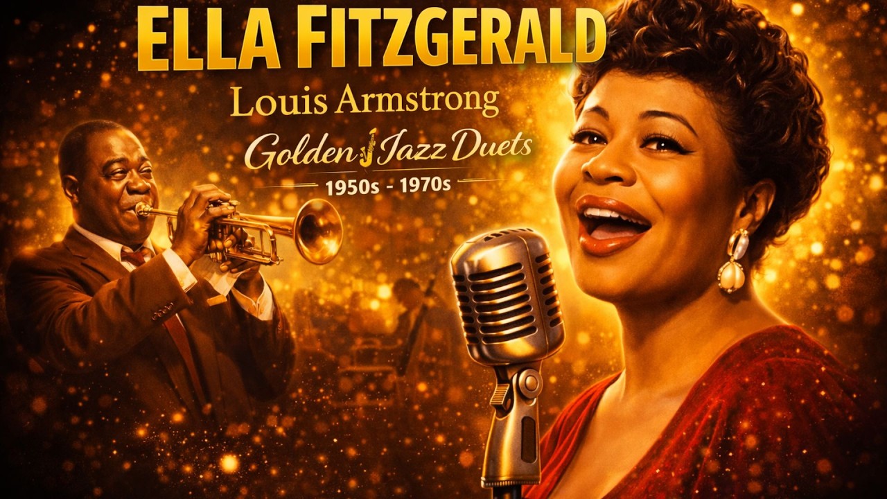 Golden Jazz Duets 🎷 The Best of Ella Fitzgerald & Louis Armstrong (1950s–1970s)