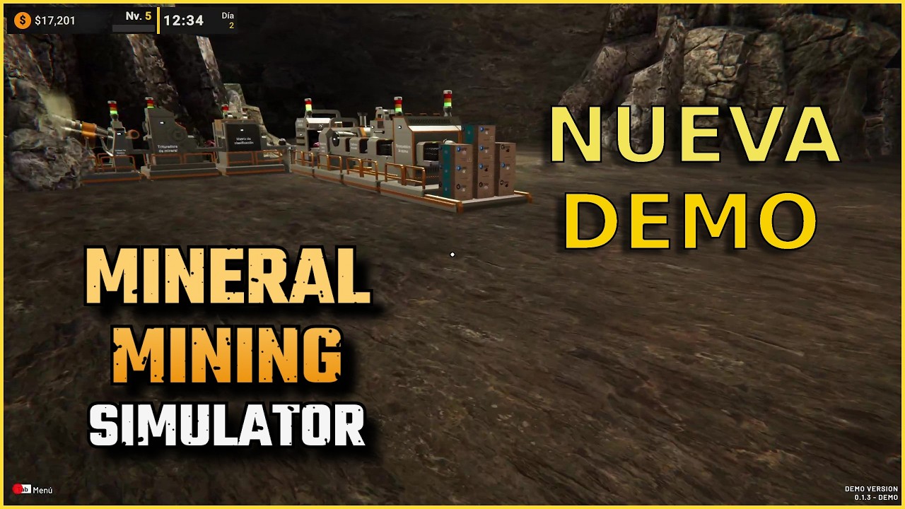 Minamos GEMAS PRECIOSAS |🪏Mineral Mining Simulator⛏️| Gameplay en ESPAÑOL | STEAM NEXTFEST