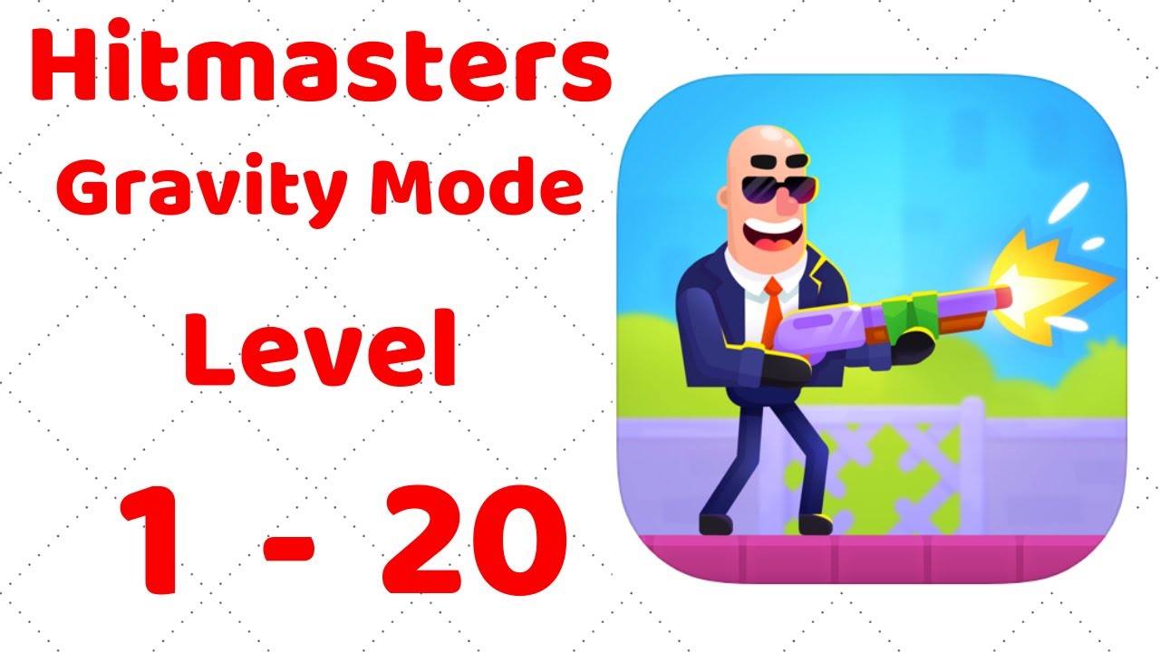 Hitmasters Gameplay Walkthrough GRAVITY MODE Level 1-20 (iOS - Android)