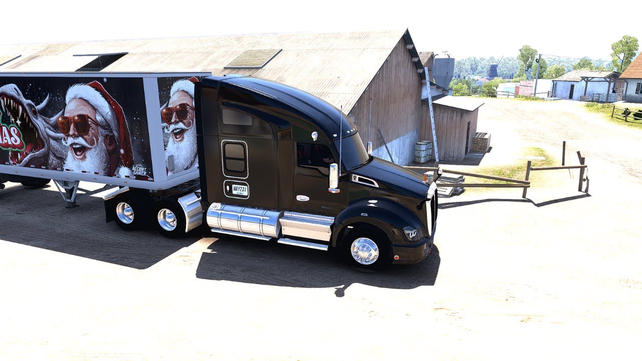 American Truck Simulator || Transportando regalos en la  T680!