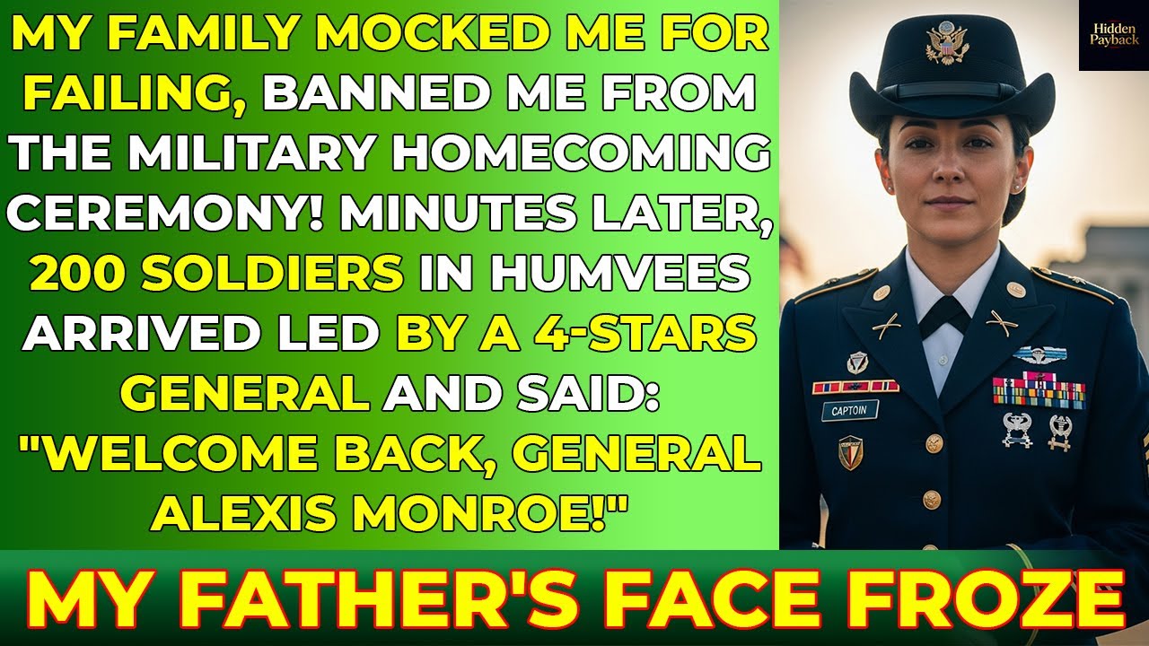 Family Said I Failed, They Banned Me From Ceremony Then General Said ‘Welcome Back, General Alexis!'