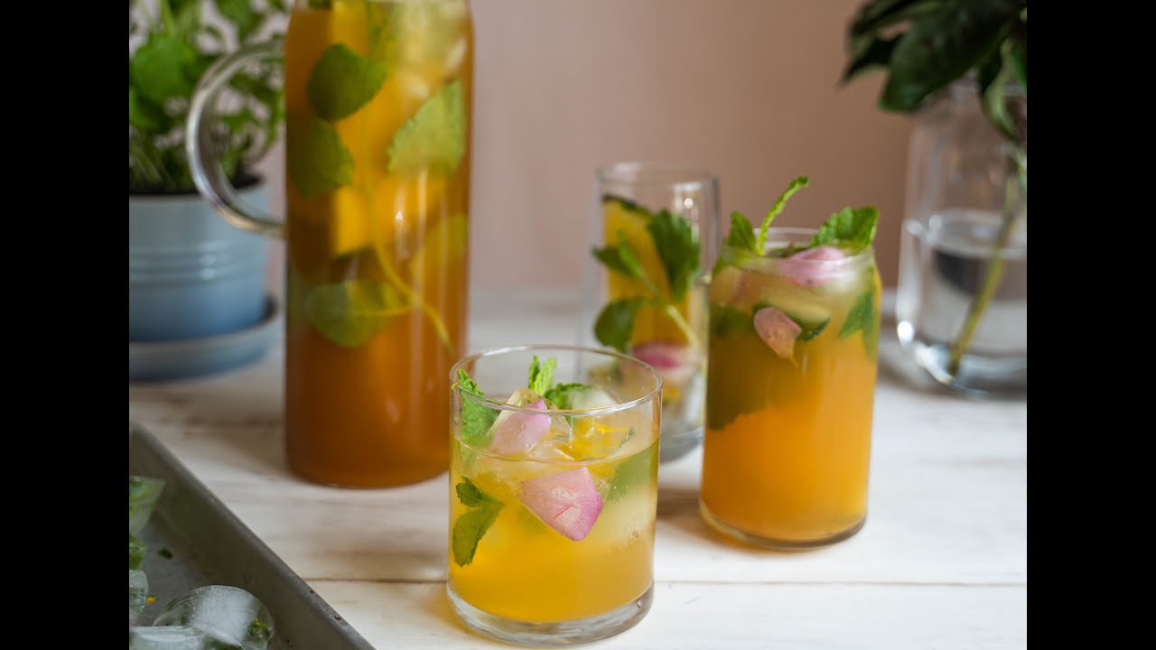 Pineapple & Mint Iced Tea