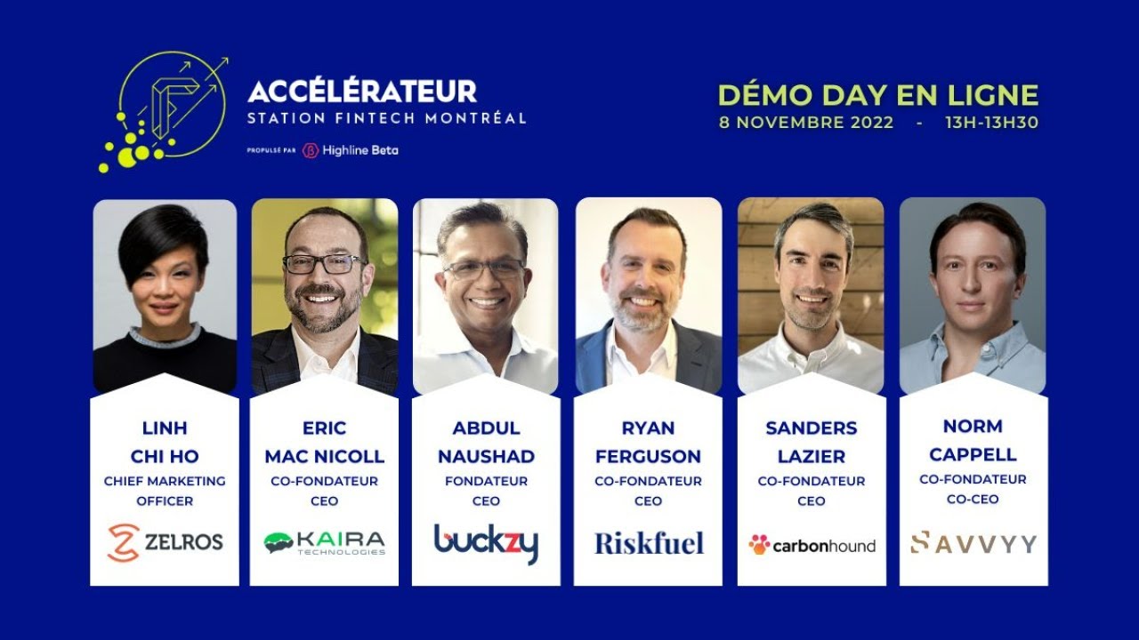 Station Fintech Montr&eacute;al Accelerator: Demo Day - 3rd Cohort |&nbsp;Canada Fintech Forum 2022