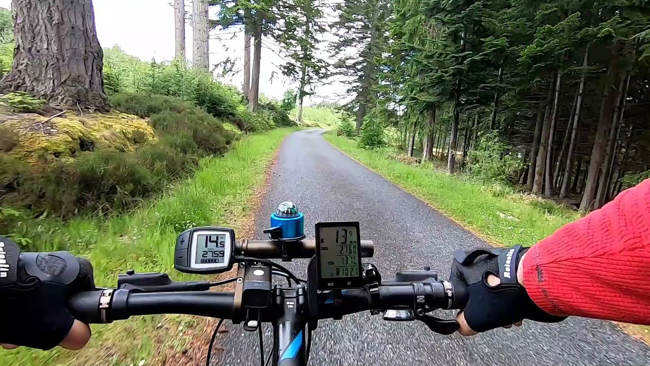 Cube Hybrid E Bike: Ardverikie Estate & Glencoe Old Logging Trail.